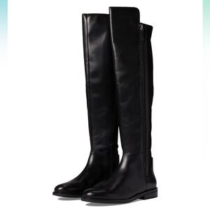 Cole Haan Sleek Black Over the Knee Boots